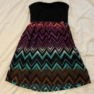 Roxy Strapless dress Size small